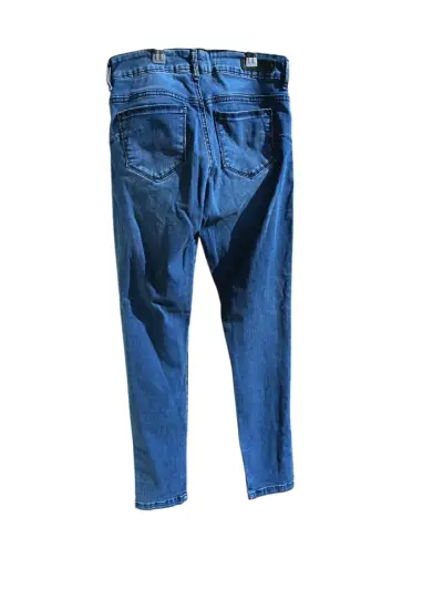 Jeans azul con botones laterales - miniatura 2
