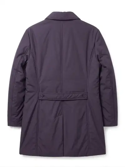 Abrigo morado para mujer - miniatura 2