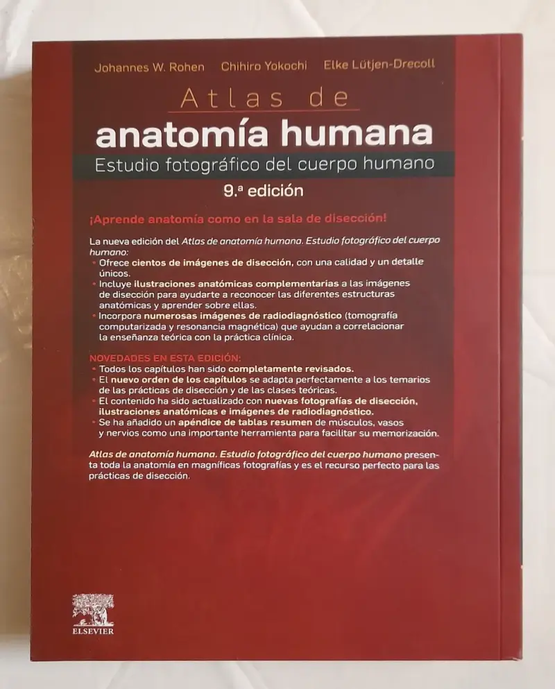 Yokochi Atlas de anatomía humana 9ª edición - 4