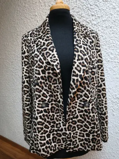 Blazer animal print mujer - miniatura 1