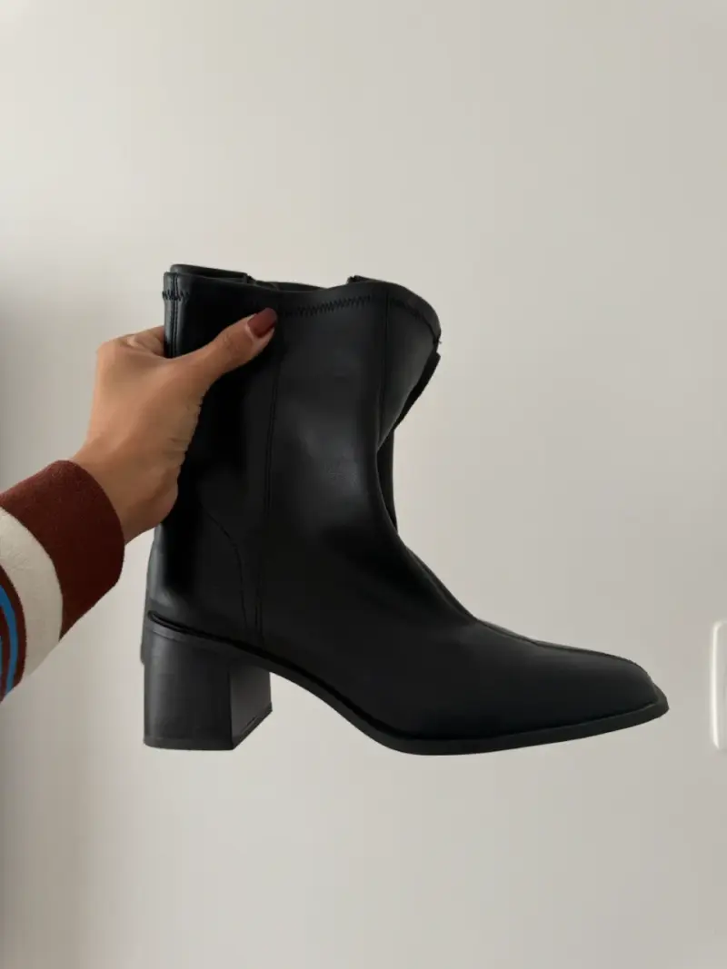 Botines negros elegantes HYM - 3
