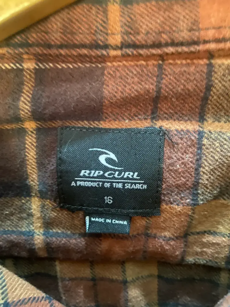 Camisa a cuadros Rip Curl - 1