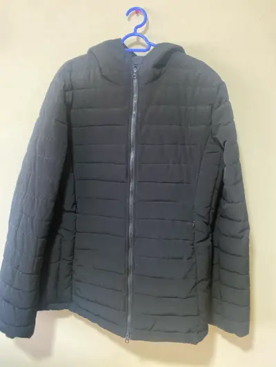Parka  negra entallada - miniatura 1