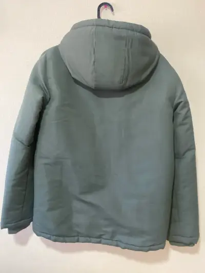 Parka verde con capucha firrada con polar - miniatura 4