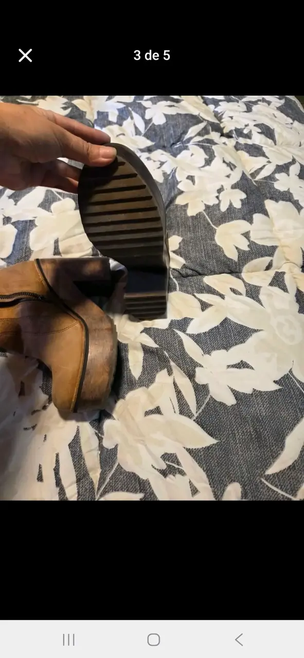 Botines marrones con plataforma - 5