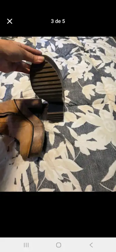 Botines marrones con plataforma - miniatura 5