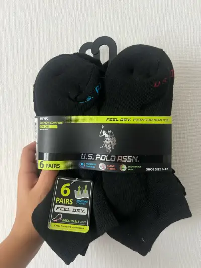 Pack de calcetines negros U.S. Polo Assn - miniatura 1