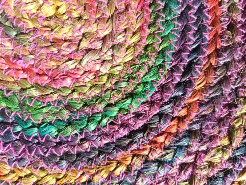 Cartera redonda multicolor - 3
