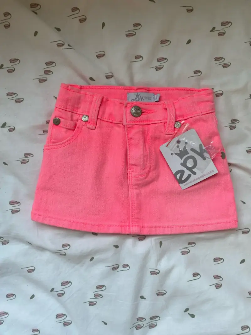 Falda infantil rosada EPK - Talla 6 meses - 1