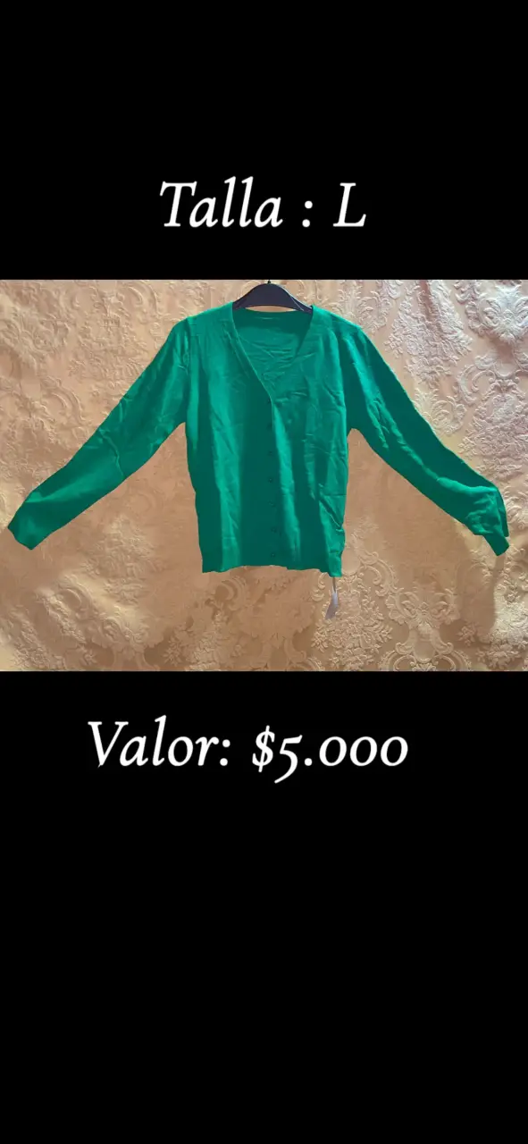 Cardigan verde de mujer shein