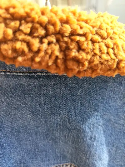 Chaqueta de mezclilla azul con forro - miniatura 4