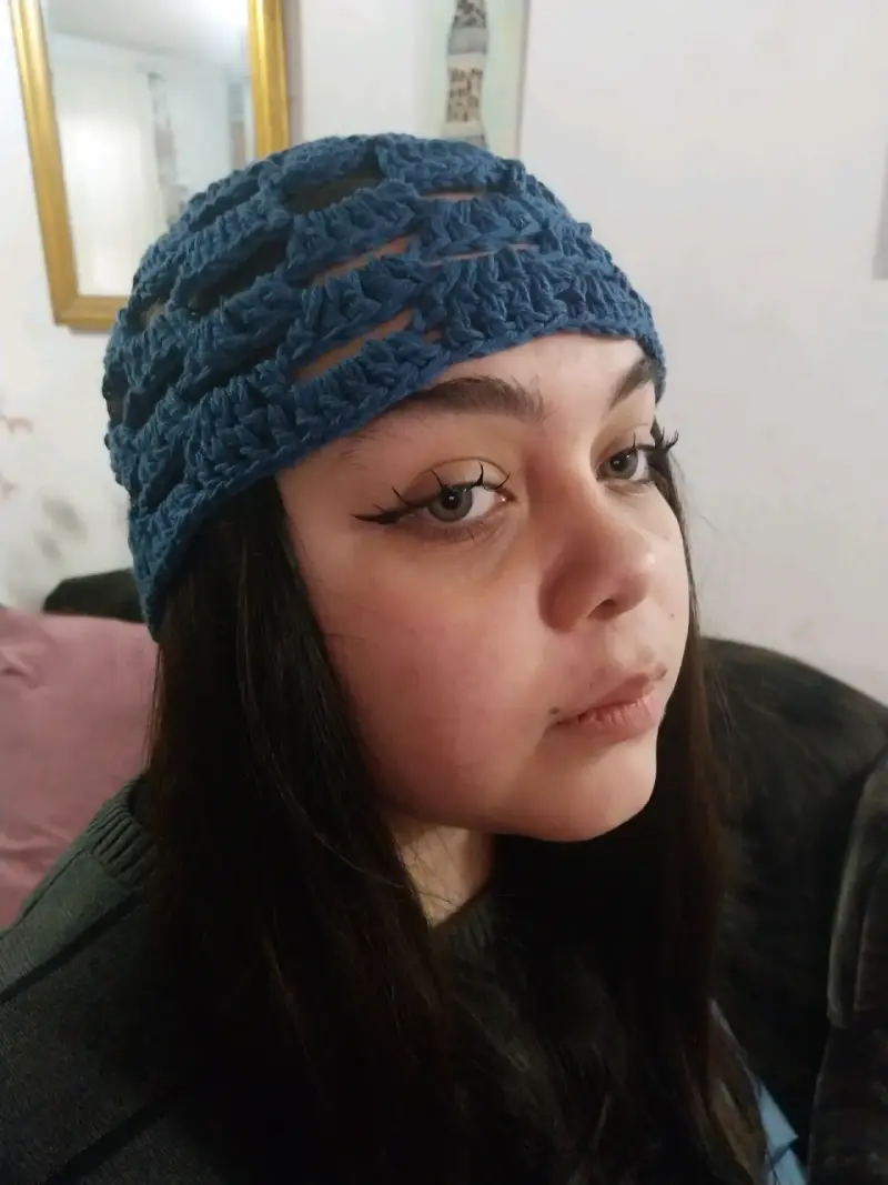 Gorro tejido a crochet - 3
