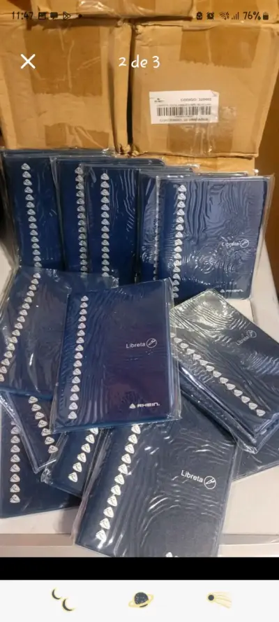 Lote de libretas Rhein azules 119 productos - miniatura 1