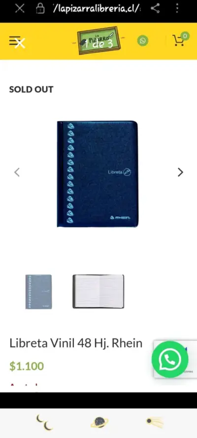 Lote de libretas Rhein azules 119 productos - miniatura 3