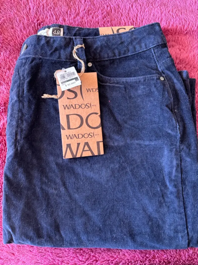 Pantalones de pana azul Wados - 1