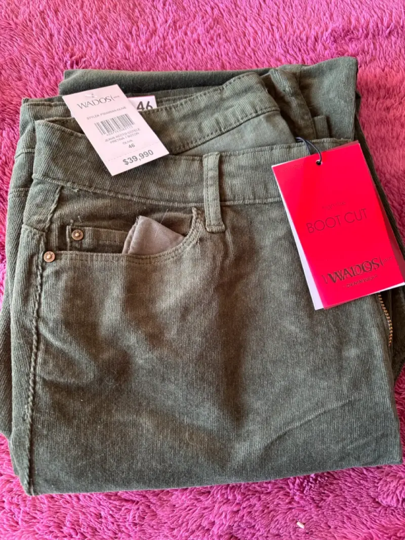Pantalones de pana azul Wados - 2