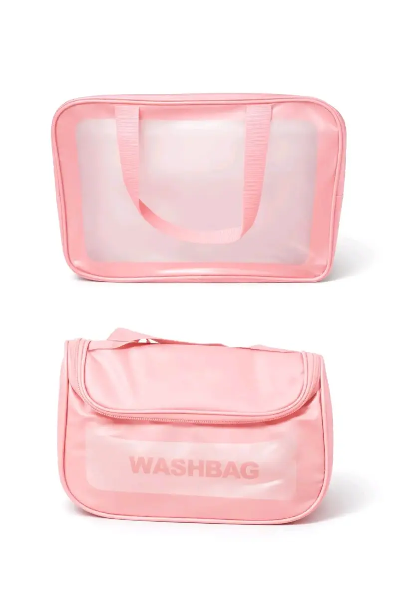 Neceser de viaje rosa