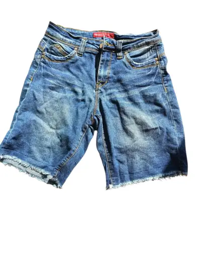 Shorts de jeans desgastados - miniatura 1