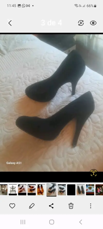 Tacones negros elegantes - miniatura 6