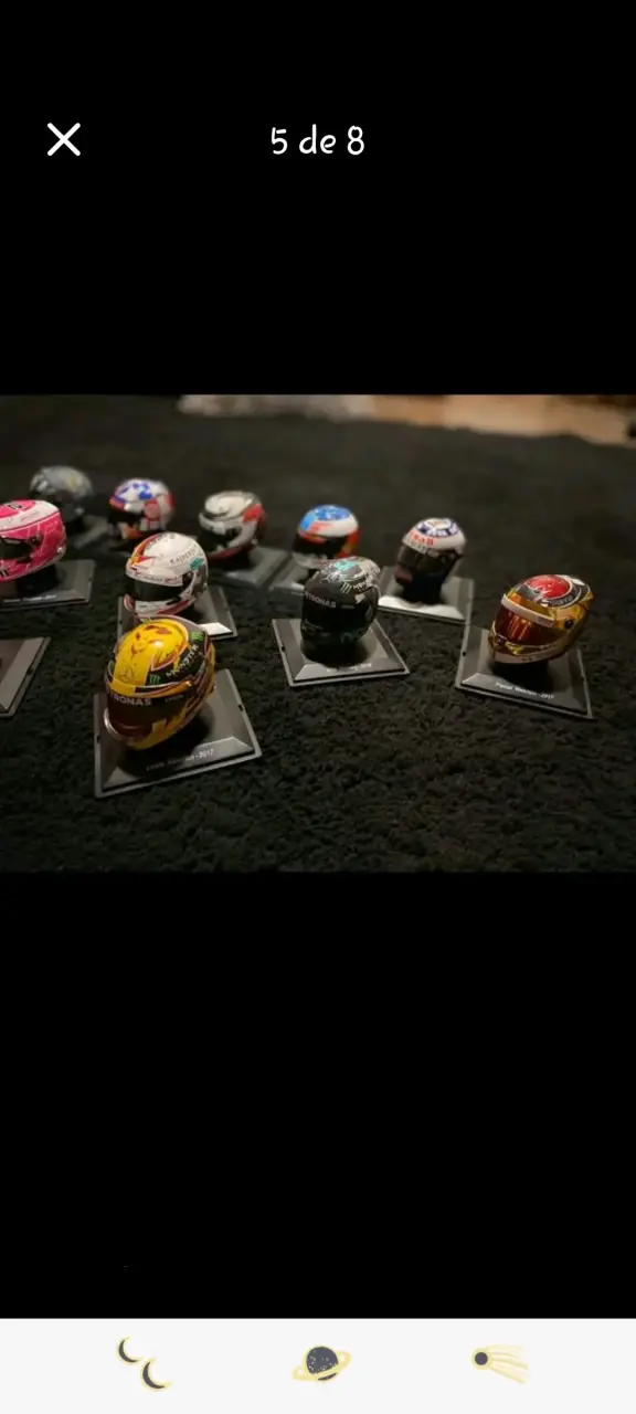 Colección cascos miniatura F1 - 3