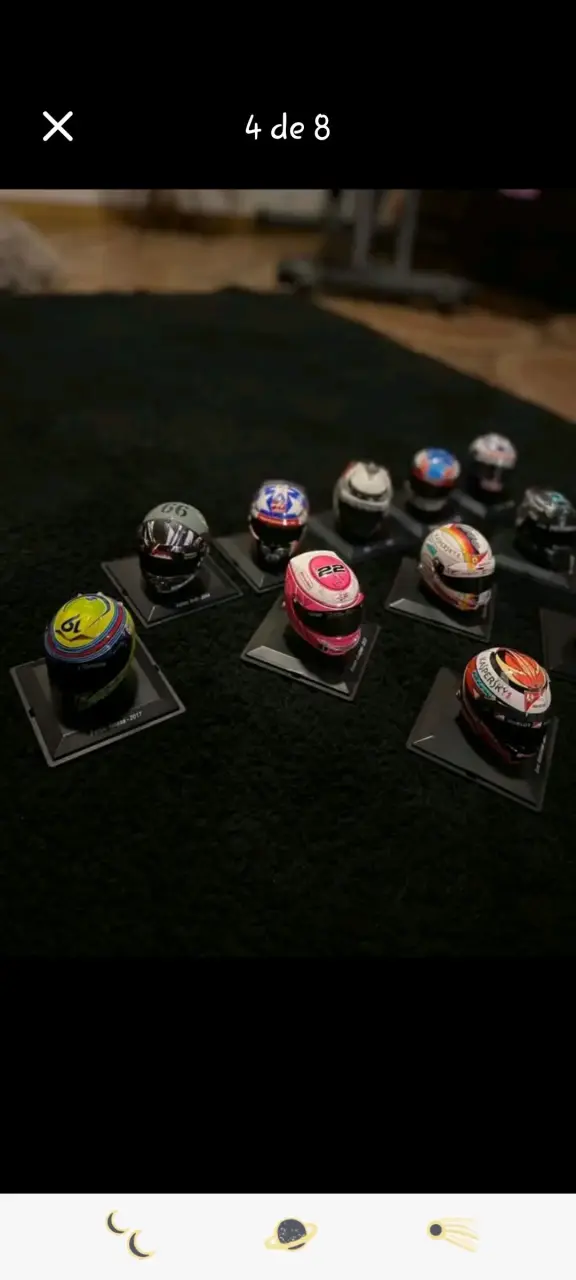 Colección cascos miniatura F1 - 4
