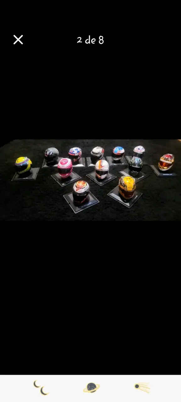 Colección cascos miniatura F1 - 5