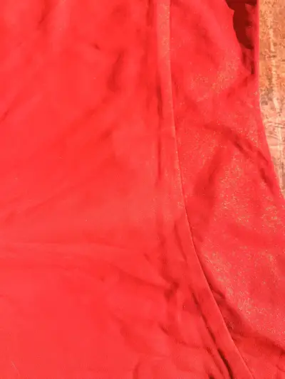 Falda larga roja elegante - miniatura 3