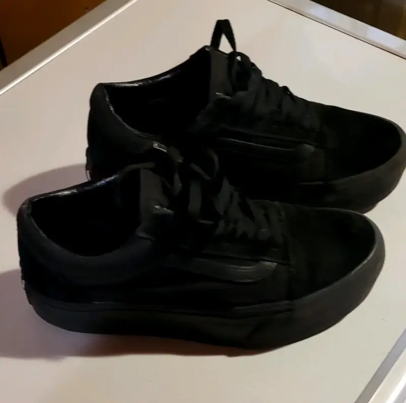 Zapatillas negras vans 38 - 1