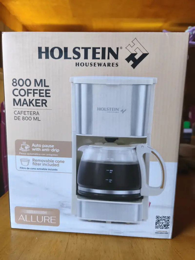 Cafetera Holstein 800 ml nueva