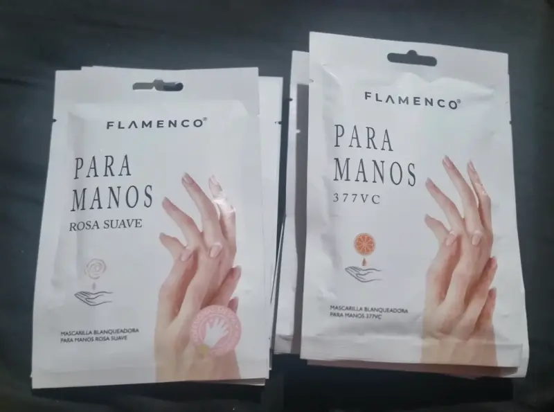 Mascarillas para manos Flamenco