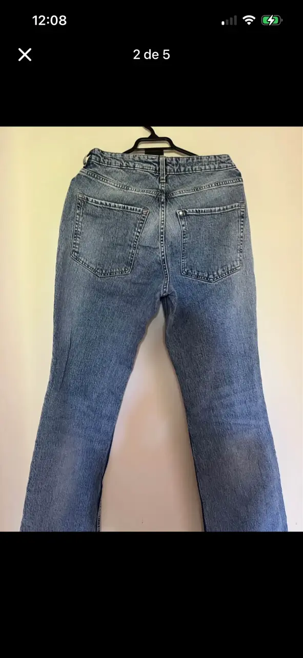 Jeans rectos azul clásico - 2