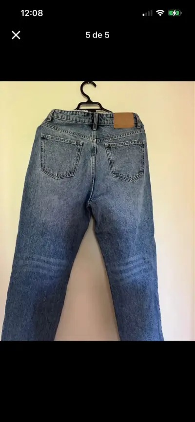 Jeans azules Zara desgastados - miniatura 2