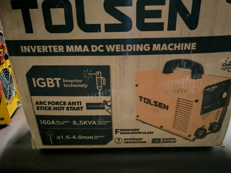 Soldadora inversora Tolsen 160A - 3