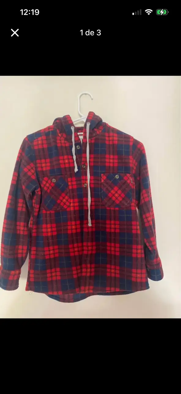 Camisa de franela a cuadros