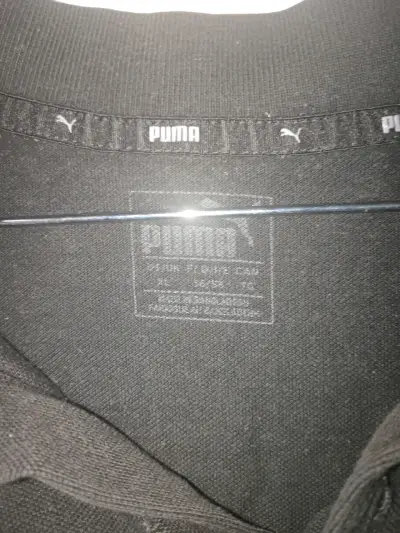 Polera Polo Negra Puma - miniatura 3