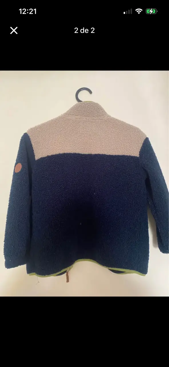 Chaqueta polar azul niño - 2