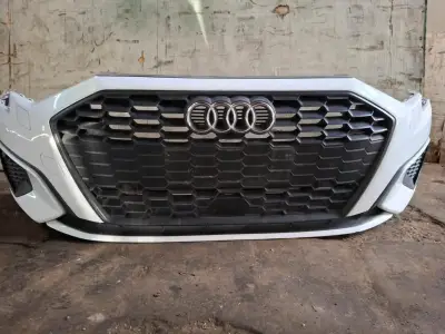 Parachoques frontal Audi blanco - miniatura 1