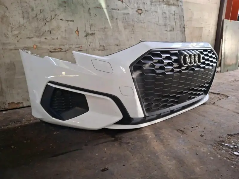 Parachoques frontal Audi blanco - 2