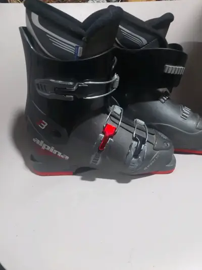 Botas de esquí Alpina negras - miniatura 1