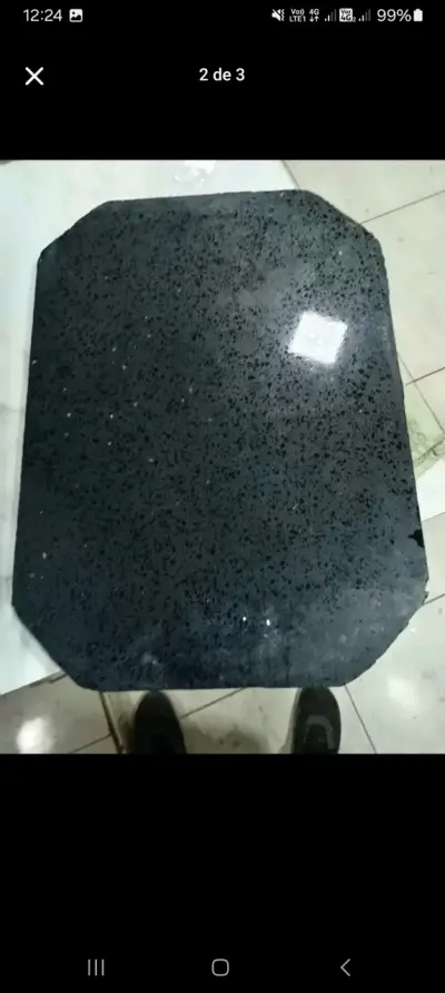 Tapa de mármol negro - miniatura 1