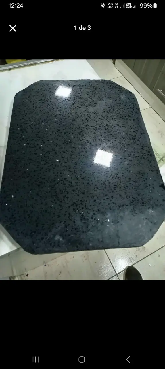 Tapa de mármol negro - 2