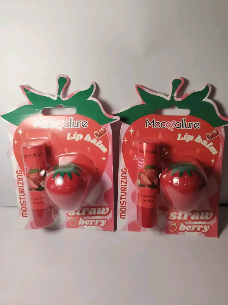 Bálsamo labial hidratante de fresa