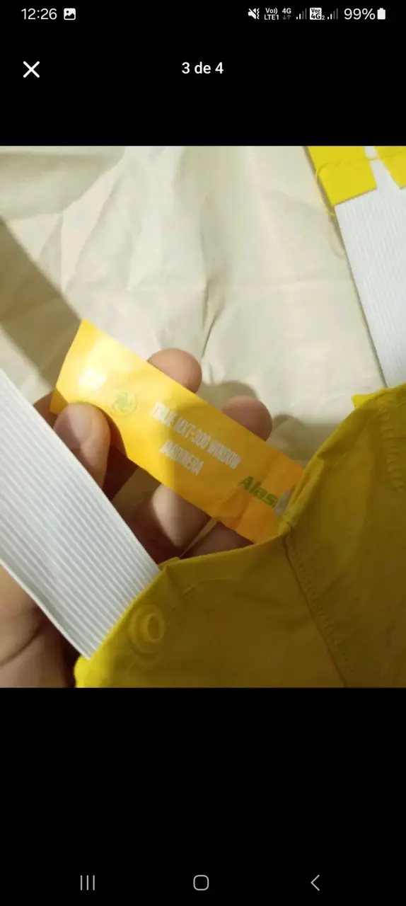 Overol impermeable amarillo XL - 3