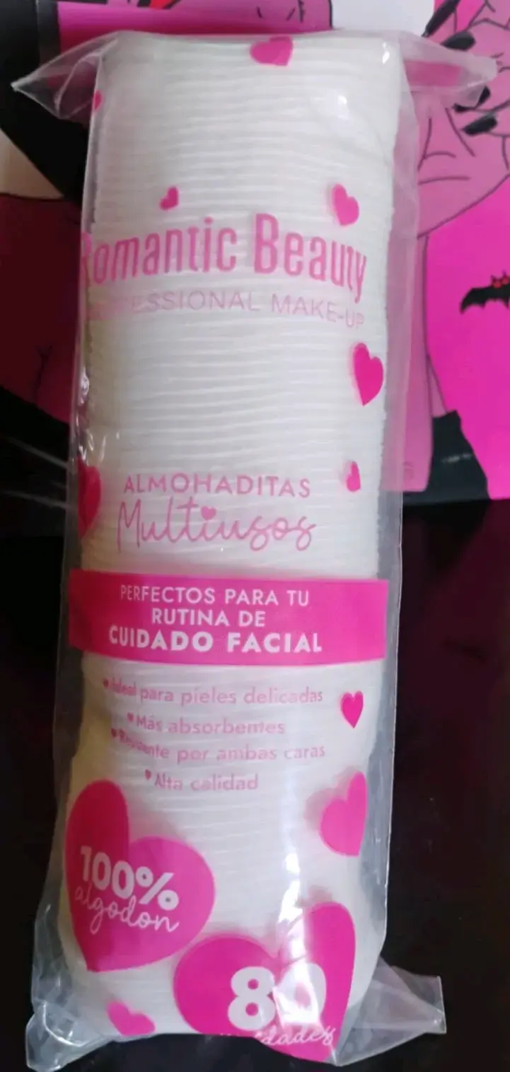 Almohadillas desmaquillantes 100% algodón