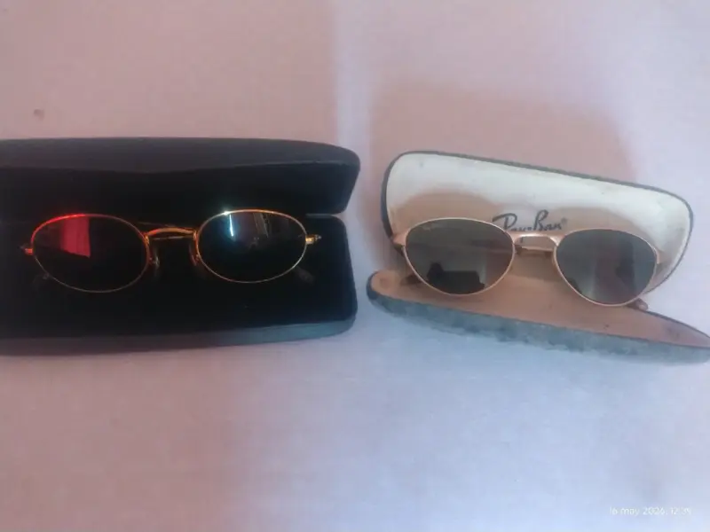 Lentes de sol dorados Rayban bintag estilo clásico - 3