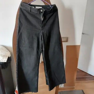 Pantalones anchos negros - miniatura 1