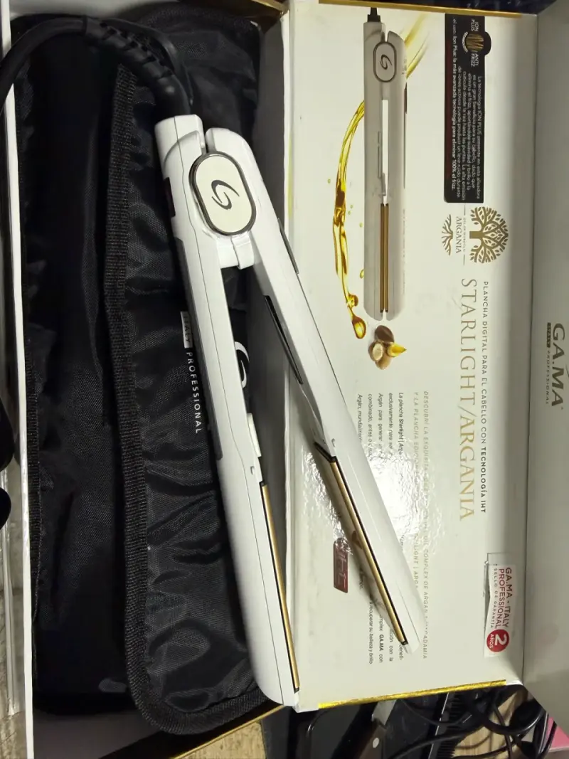 Plancha de pelo GA.MA Italy starlight/argania - 1