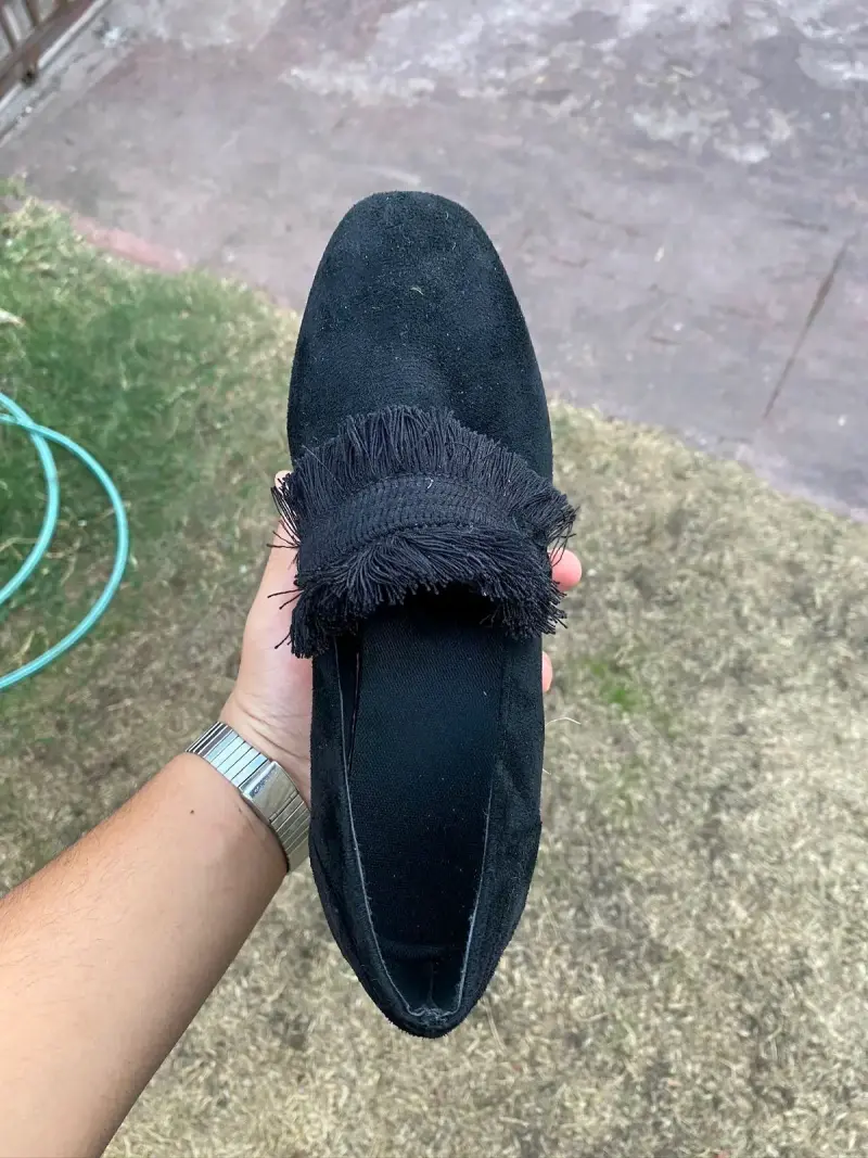 Zapatos negros con flecos - 6