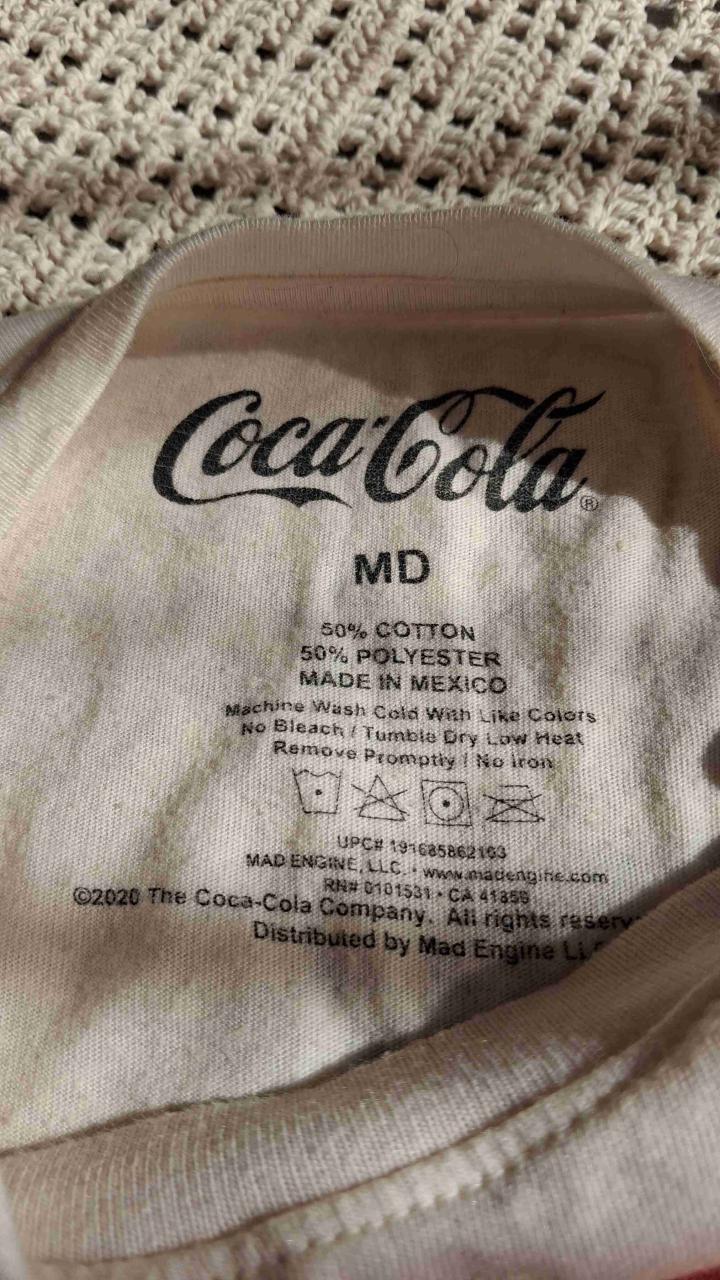 Polera blanca Cherry Coke - 3