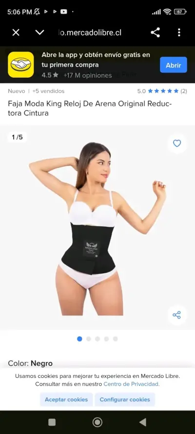 Faja reductora Modaking Perú M - miniatura 2
